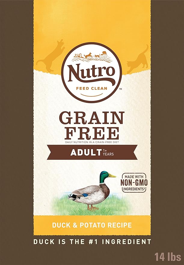 nutro duck and potato cat food