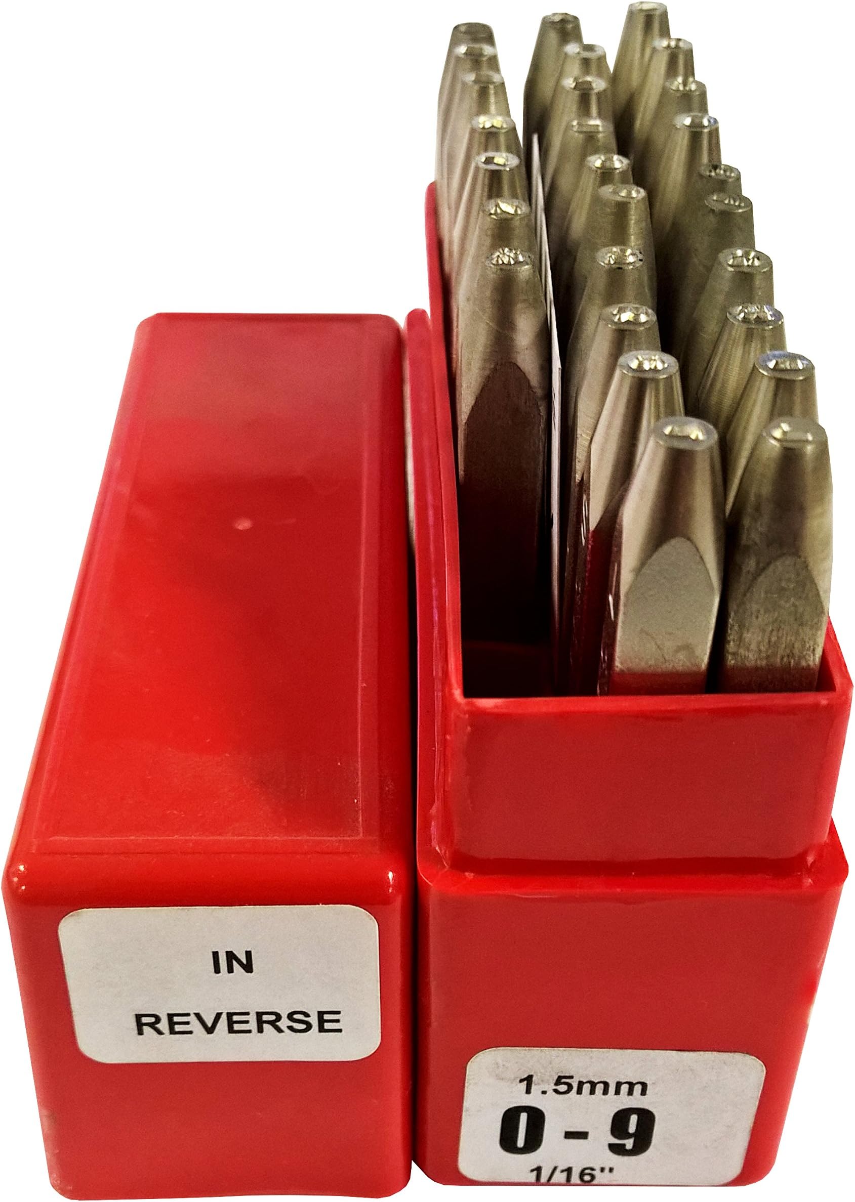 PRYOR PR27015 A-Z and Reverse Punches, 27 Piece, 1/16" Character Size, 1.5 mm