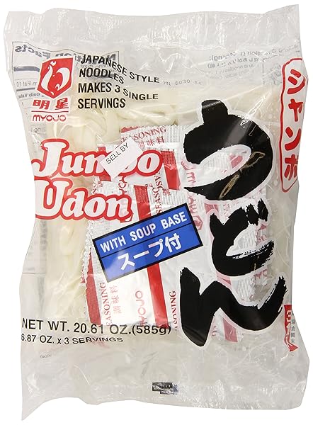 MYOJO JUMBO UDON NOODLES WITH SOUP, 20.61 OUNCE