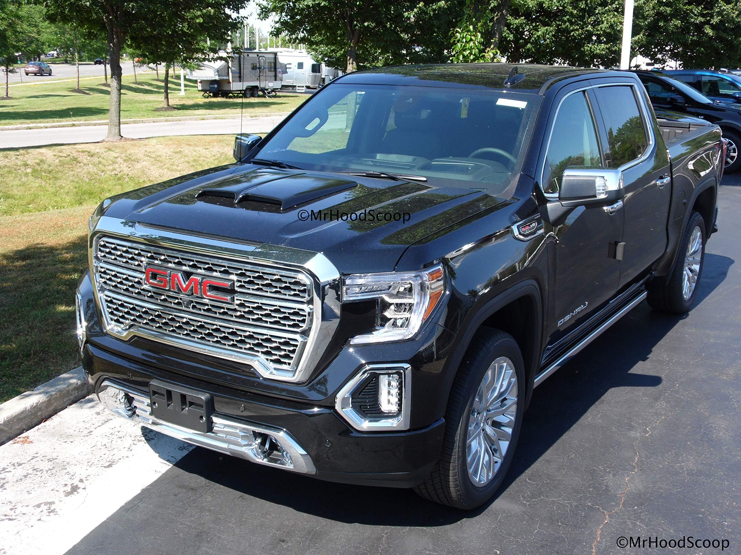 Xtreme Autosport Unpainted Hood Scoop Compatible with 2019-2020 GMC Sierra 1500 by MrHoodScoop HS002