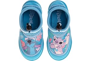 Josmo Kids Stitch Water Shoes for Girls - Pool Aqua Socks Slip On Quick Dry (5-10 Toddlers / 11-12 Little Kids)