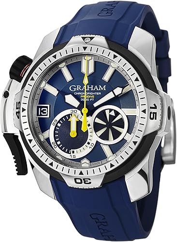 Graham Men's 2CDAV.U01A Prodive Analog Display Swiss Automatic Blue Watch