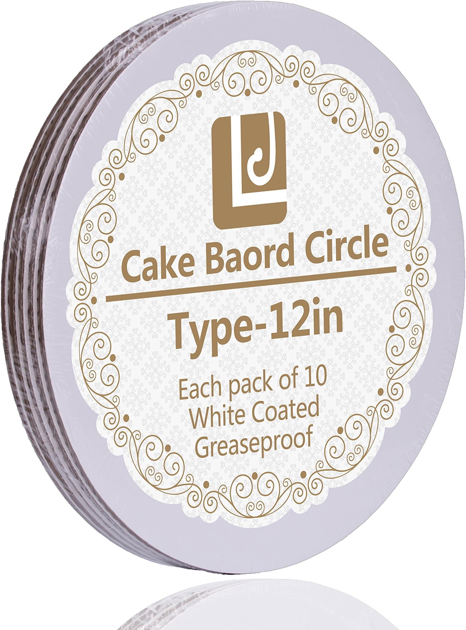 12-Inch Cake Circle, 10-Pack