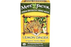 Lemon Ginger Tea The Mate Factor 20 Tea Bag