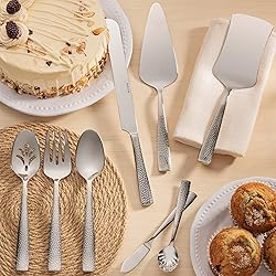 Hudson Essentials 8-Piece Hammered 18/10 Stainless