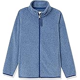 Amazon Essentials Boys and Toddlers' Polar Fleece Full-Zip Mock Jacket
