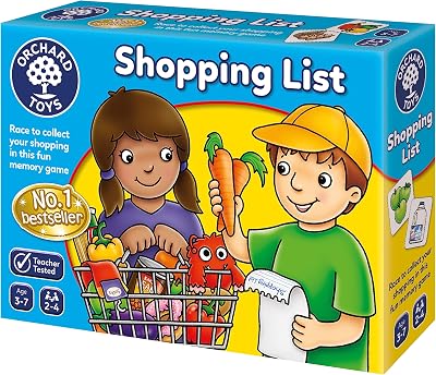 Orchard Toys Shopping List Memory Game - 3 to 7 Years 2-4 Players