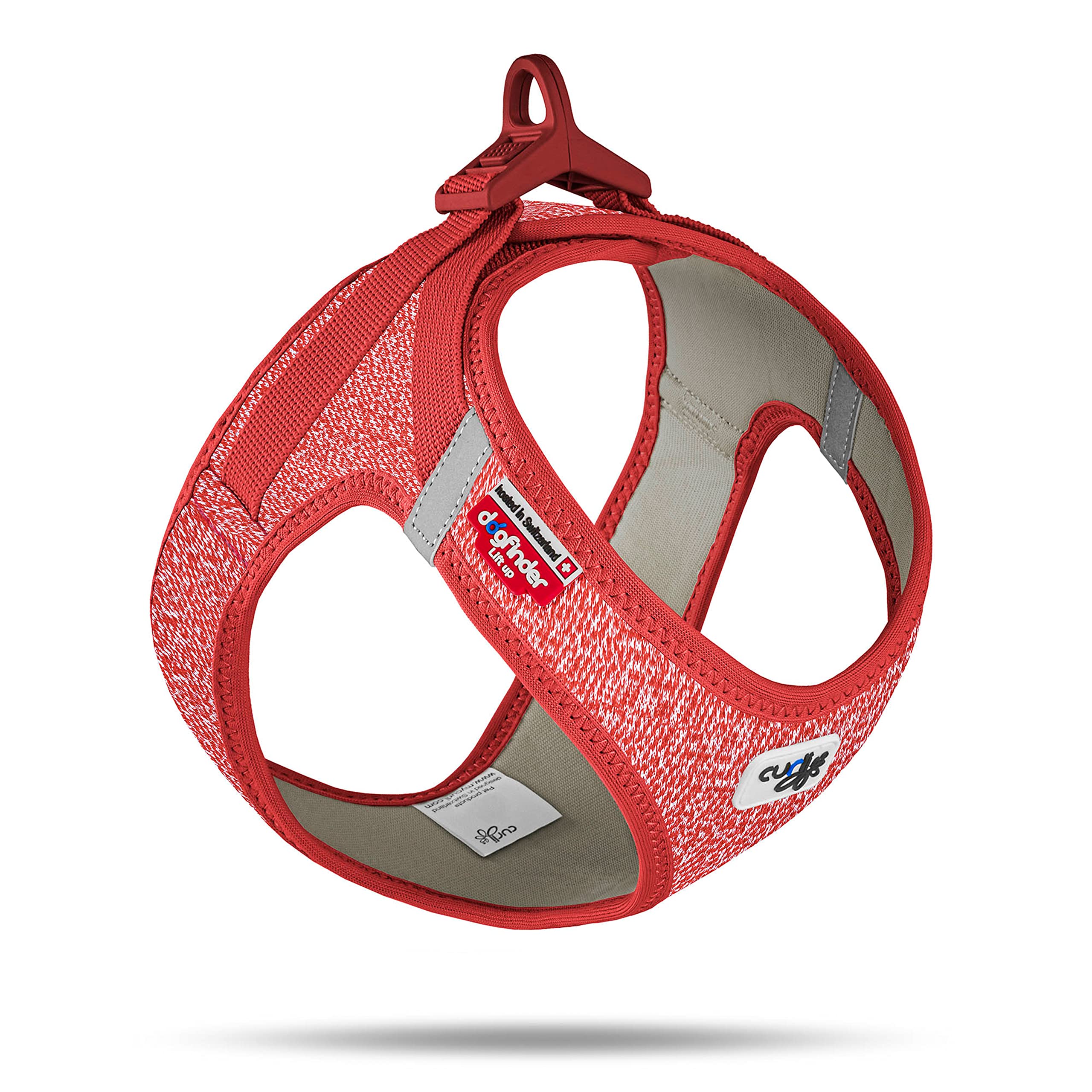 Vest Harness Merino curli Clasp Red 2XS