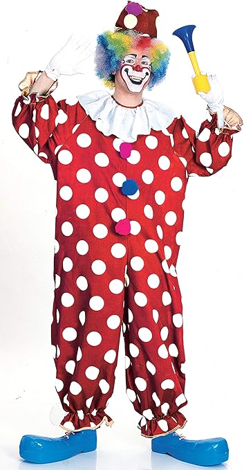 Pagliaccio Punteggiato Costume Adulto Vestito Operato Amazon It Abbigliamento