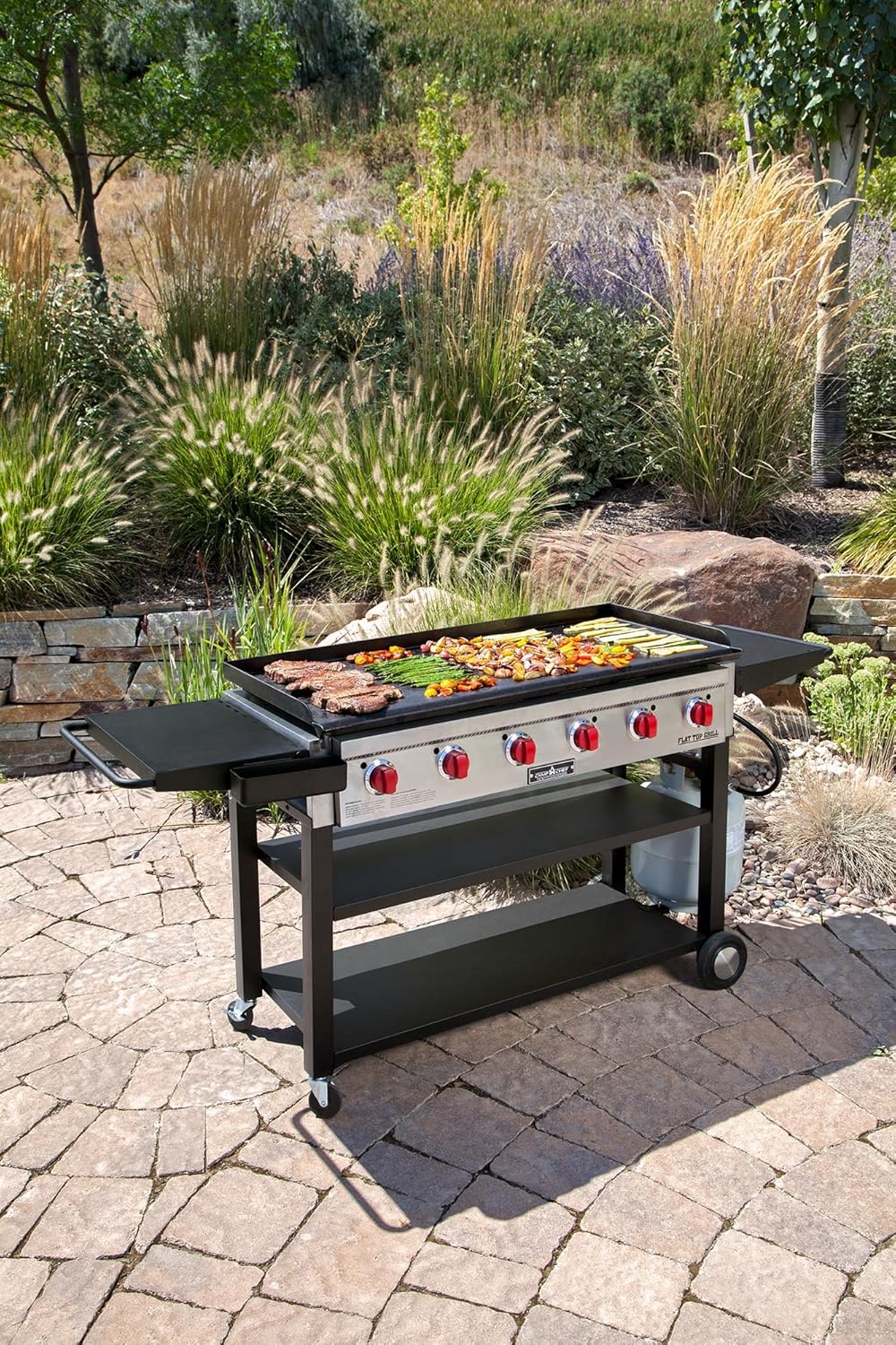Amazon Com Camp Chef Flat Top Grill 900 Outdoor Griddle Ftg900 Black Garden Outdoor