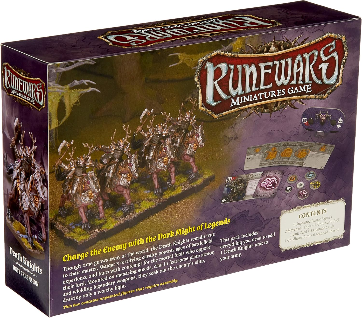Runewars The Miniatures Game Death Knights Unit Expansion Board Game - Image 3