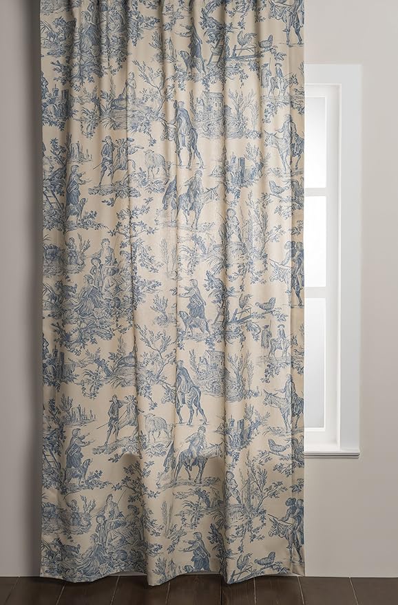 Amazon Com Maison D Hermine The Miller 100 Cotton Toile Blue