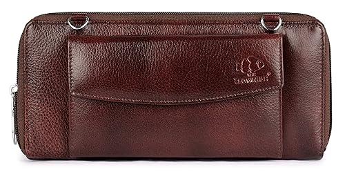 The Clownfish Enchant Genuine Leather Wallets for Women Ladies Purse Handbag Clutch Bags