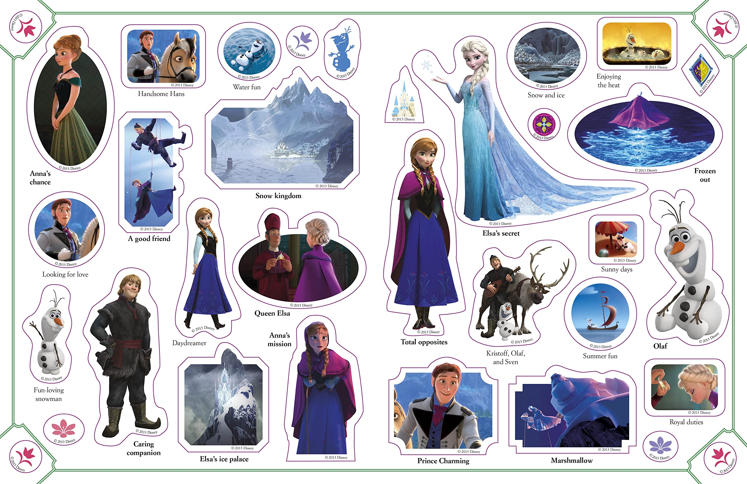 Ultimate Sticker Book: Frozen: More Than 60 Reusable Full-Color Stickers Ultimate Sticker Book: Frozen: More Than 60 Reusable Full-Color Stickers Paperback