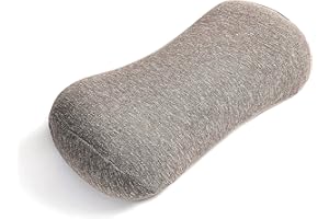 JEMA Memory Foam Lumbar Support Pillow for Office Chair, Car, Bed, for Lower Back Pain Relief, Great as Lumbar Pillow, Under Knee Pillow, Leg Rest Pillow, Headrest