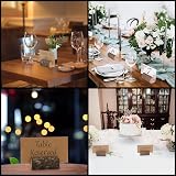 BELLE VOUS 20 Pack Place Card Holders & Cards - Rustic Wooden Table Stands view 5