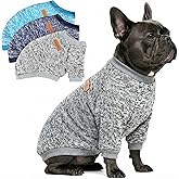 3 Pack Dog Sweaters for Small Dogs Girl Boy Winter Fleece Clothes Warm Soft Dog Sweatshirt Outfit for Dogs Cats Pet Apparel
