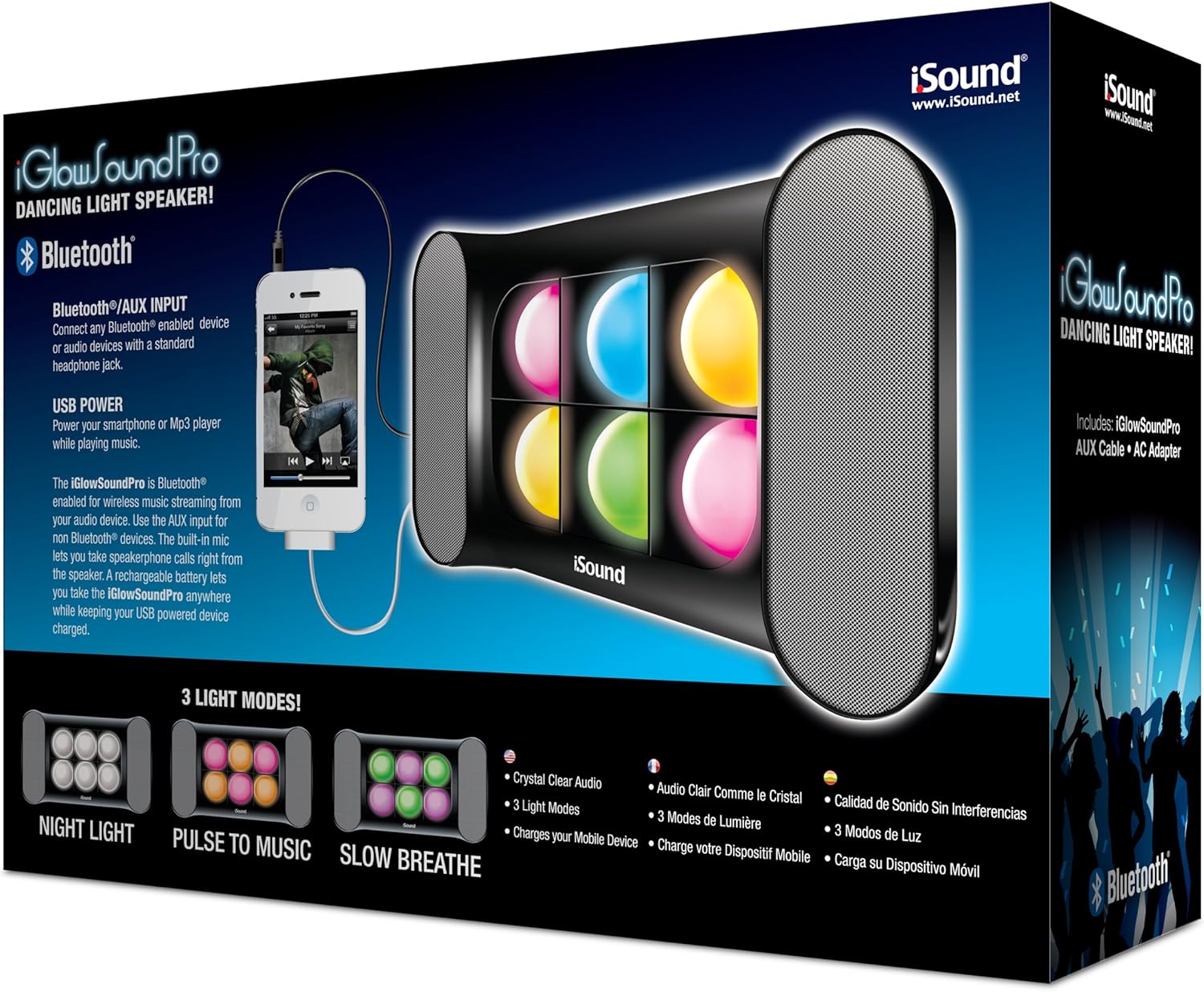 bluetooth dancing light speaker