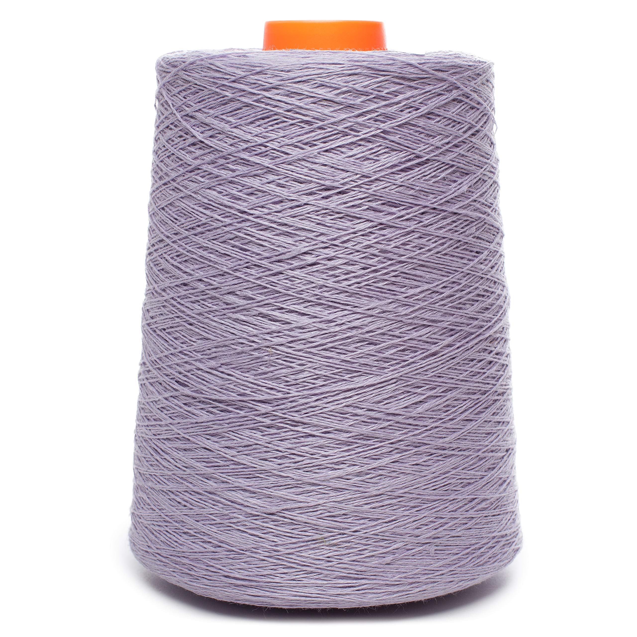 Lusie's Linen Yarn - 100% Linen - 0.53kg - Light Purple - for Crocheting, Weaving, Knitting, Embroidery (3-PLY)
