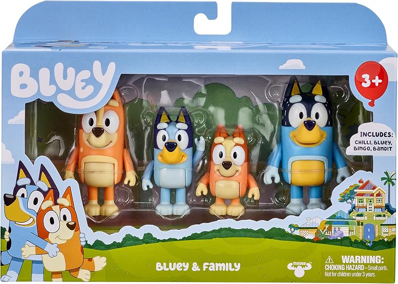 Pack de 4 Figuras Familia, Figuras de 6,3-7,6 cm