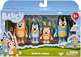 Bluey 4 Figure Pack Bluey Bingo Bandit Chilli Official Collectable Toy 2.5in view 9