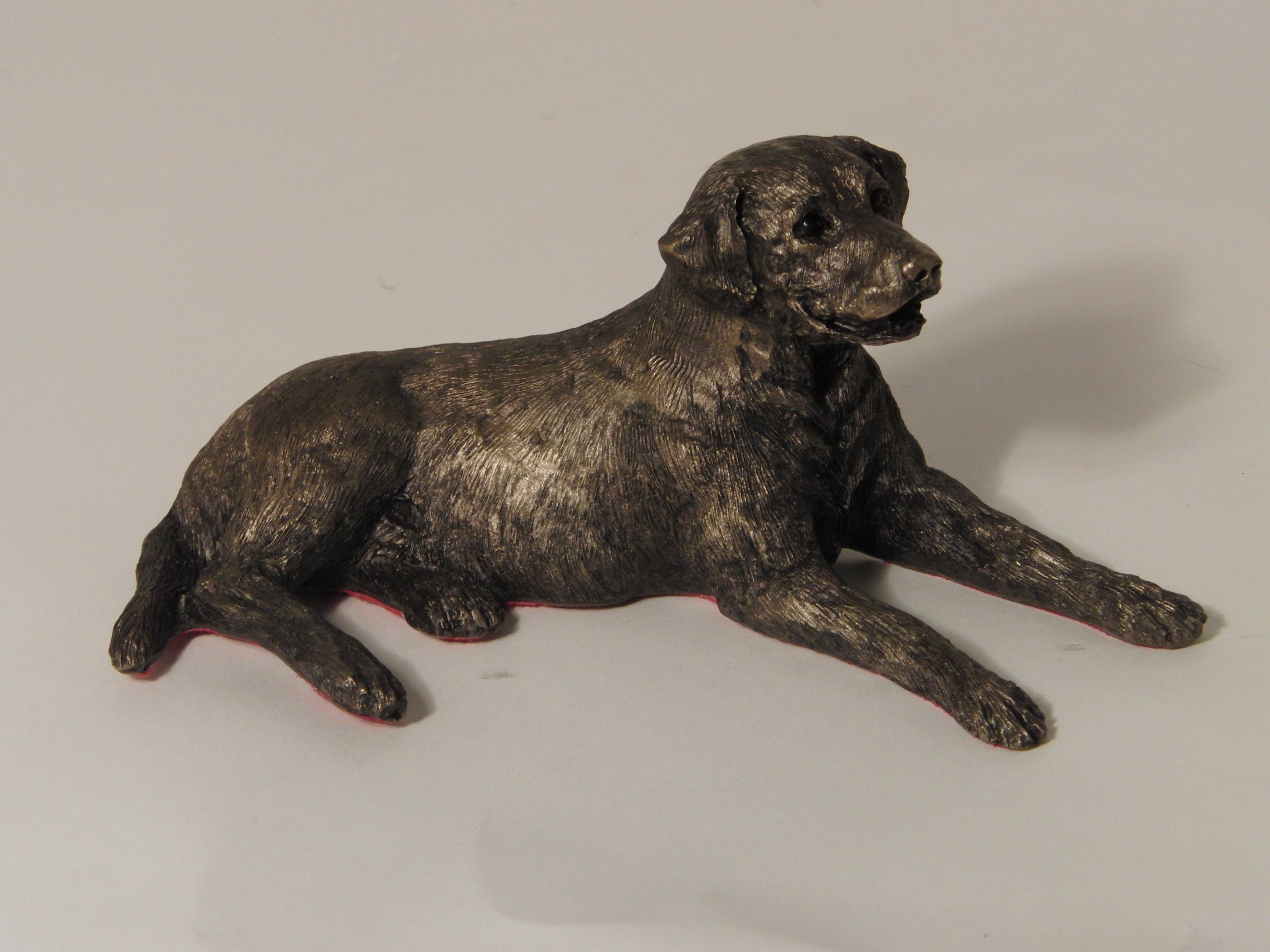 NEW 'Edward' Labrador Lying Bronze Sculpture by Paul Jenkins - Frith