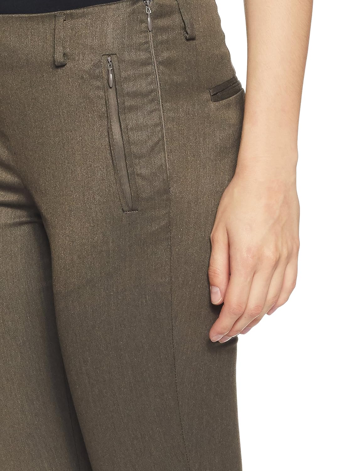 annabelle by pantaloons women's poly viscose lycra trouser