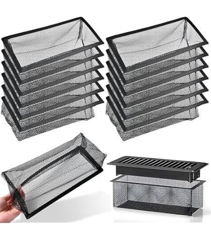 Lot De 10 Filtres Anti-Poussière Universels 40×35 Cm – Maille Non-Tissée Pour Grille Aération, Climatiseur & Purificateur