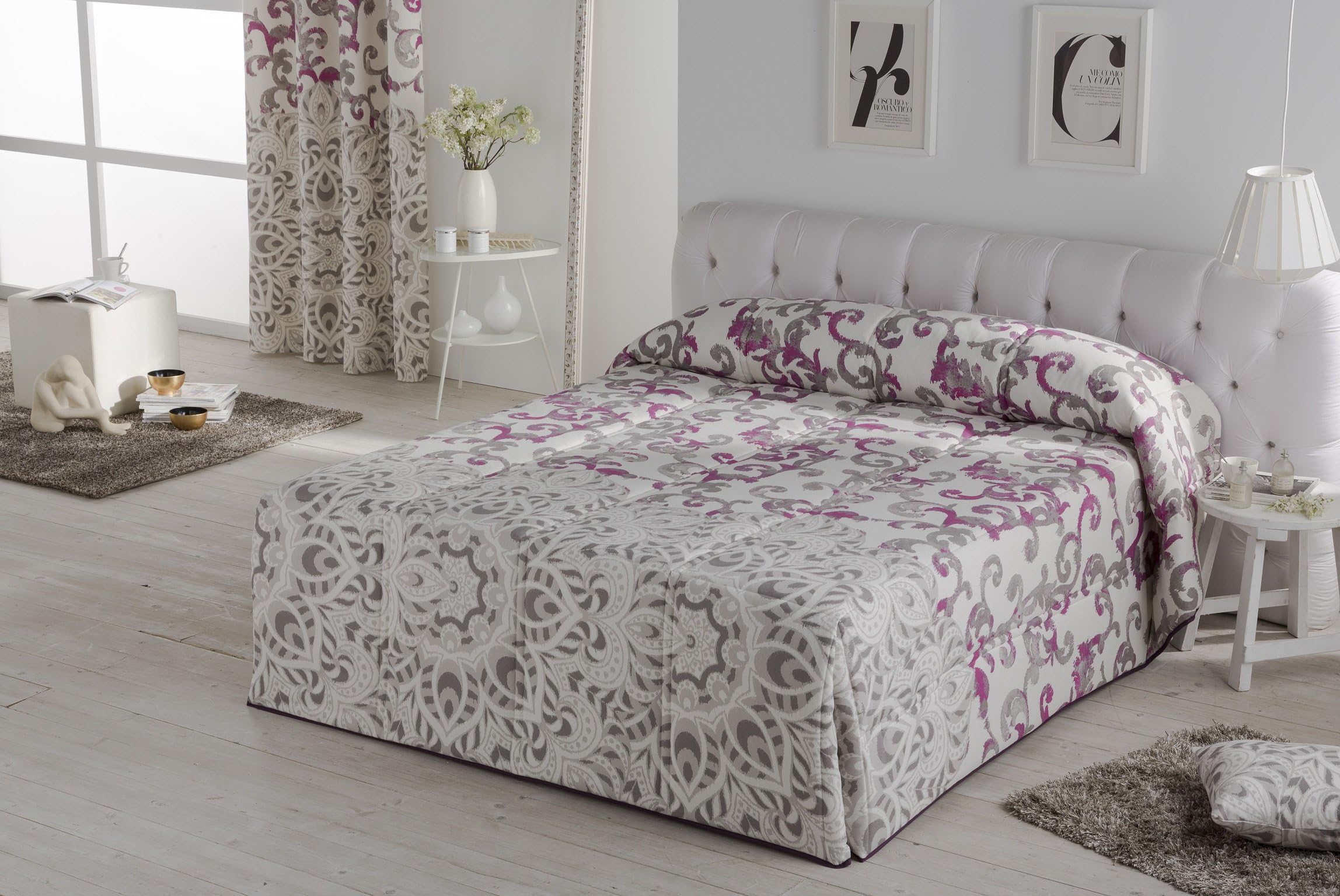 Conforter Budapest Color Lilac 105 x 200 cm berry