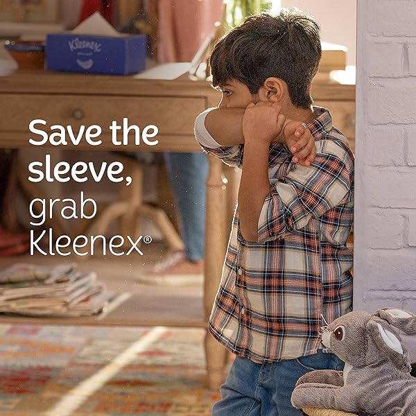 KLEENEX TRUSTED CARE FACIAL TISSUES, 1 FLAT BOX, 160 TISSUES PER BOX, 2-PLY, PACKAGING MAY VARY