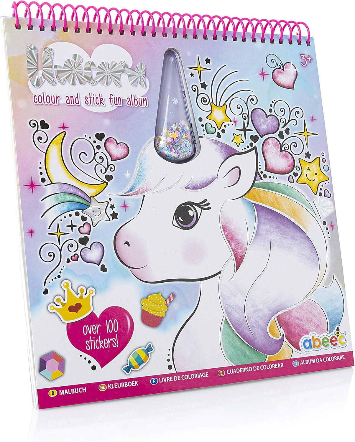 abeec Unicorn and Sticker Book – Kids Activity Pack Containing ...