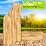 TradeXone Natural Bamboo Fence Screening 1m x 4m Garden Privacy view 8
