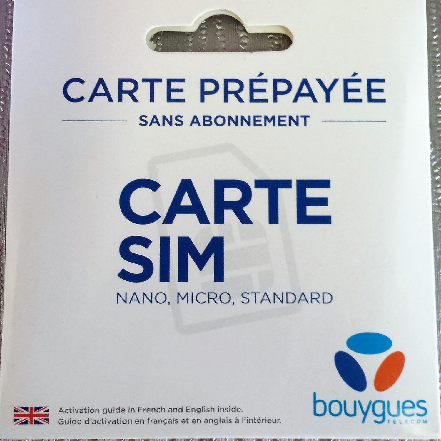 Carte SIM prépayée sans abonnement bouygues Amazon.fr Hightech