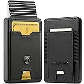 TRAVANDO Swype Slim Wallet for Men Metal RFID Blocking Mens Wallet Card Case (Black)