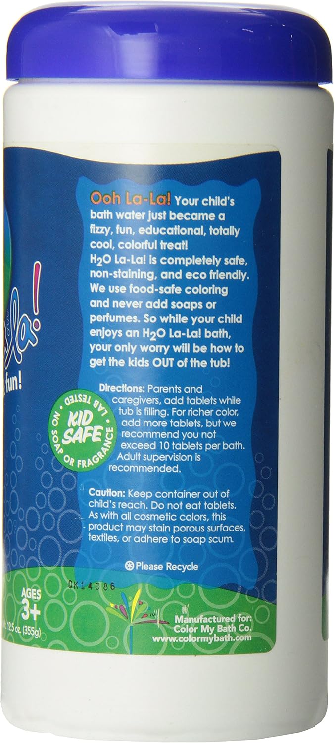 Color My Bath H2o La La Color Changing Bath Tablets 300 Piece