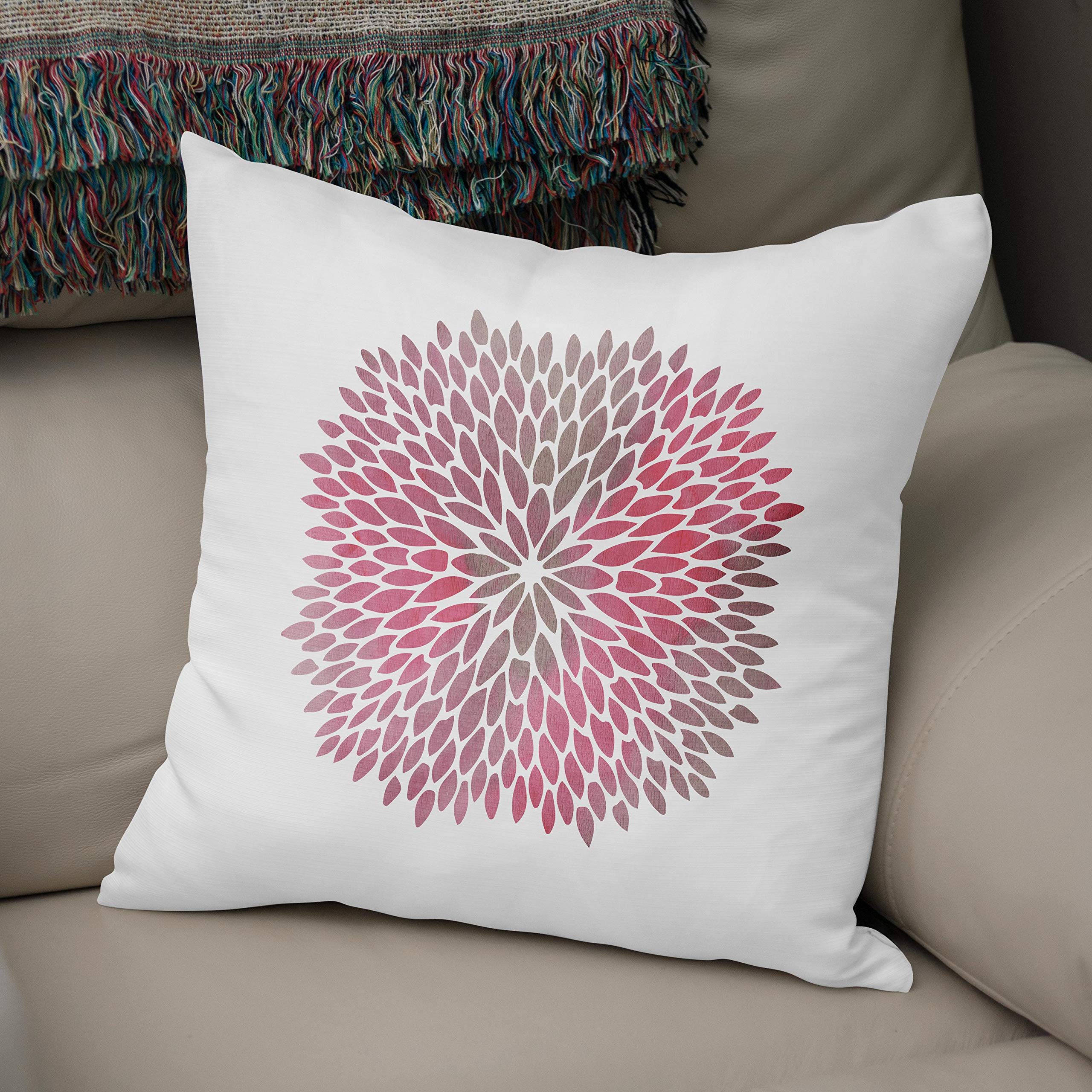 Bonamaison, Decorative Cushion Cover - 50% Cotton 50% Polyester - 43x43cm - Designed and Manufactured in Turkey