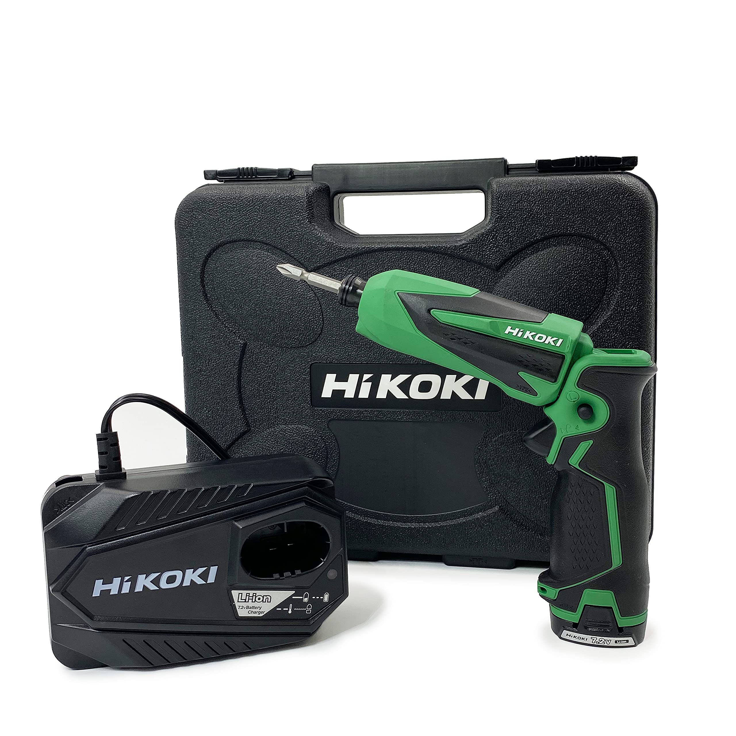【Amazon.co.jp限定】HiKOKI(ハイコーキ) 7.2V ペン型インパクト WH7DL 初回修理保証 バッテリー1個・充電器・ケース付 電動ドライバー インパクトドライバー WH7DL(LCSK)商品画像