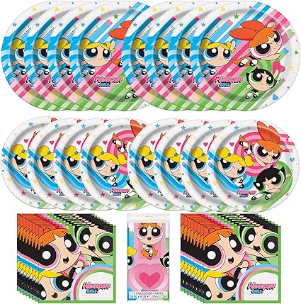Amazon Com Unique Powerpuff Girls Birthday Party Supplies And