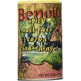 Benoit's Best Spicy Salt-free Cajun Seasoning (6 OZ)
