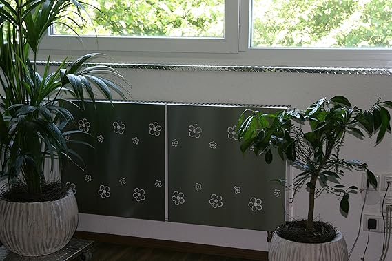 Wie Bekomme Ich Die Abdeckung Von Der Heizung Ab Heizkörperverkleidung Edelstahl, 62 x 60 cm Design: Flower Frame