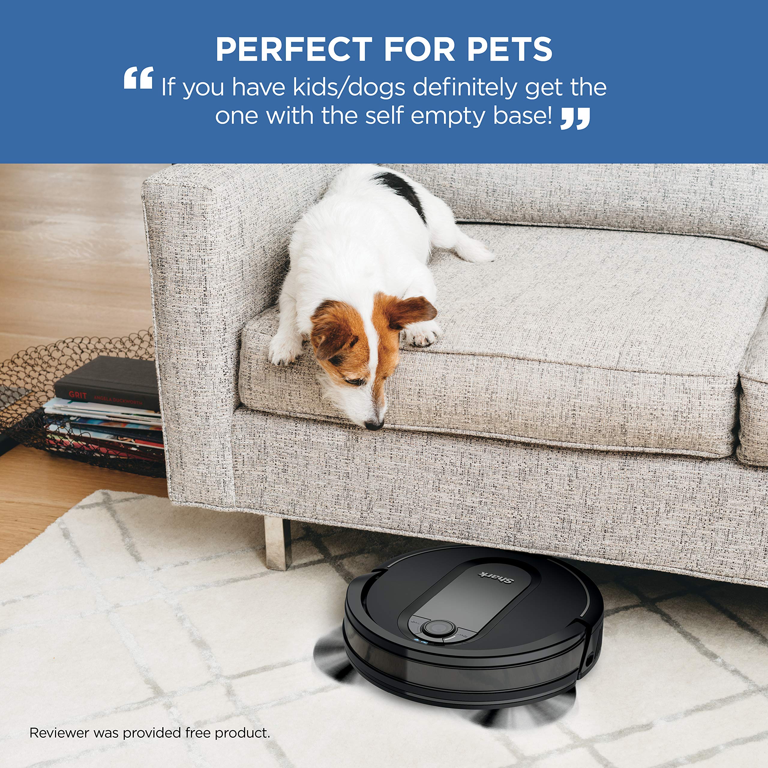 Shark IQ Robot SelfEmpty XL RV1001AE, Robotic Vacuum, IQ Navigation