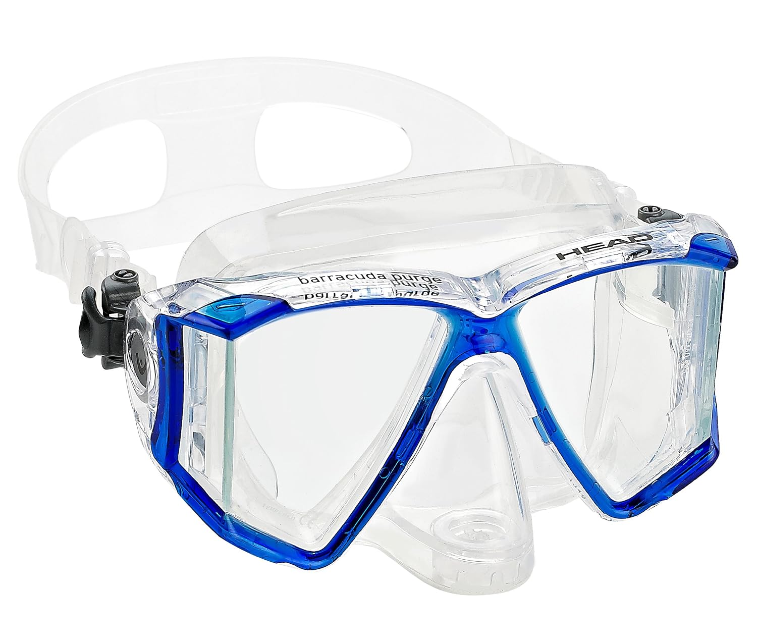 HEAD Mares Adult Barracuda Purge Mask, Scuba Diving