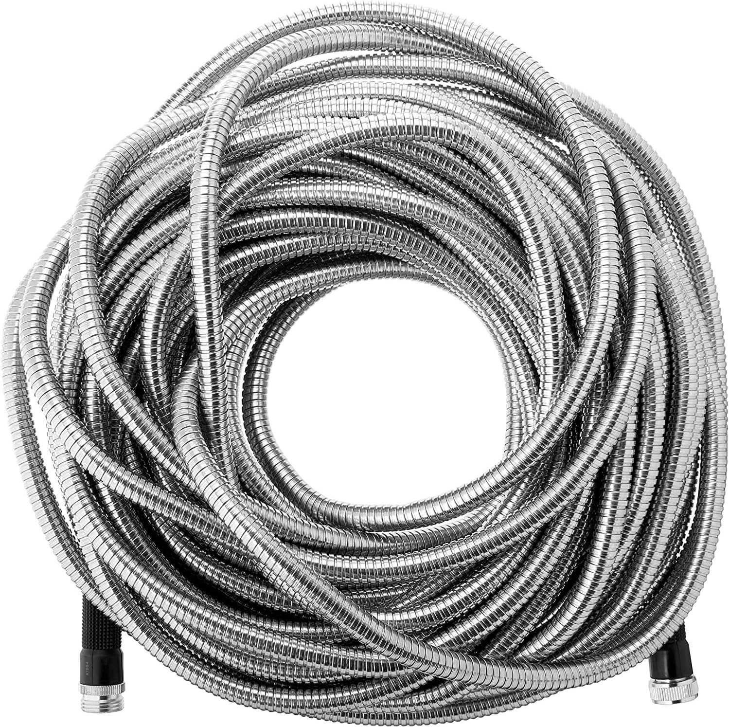 Bionic Steel 100 Foot Garden Hose 30.4 Stainless Steel Metal Water Hose – Super Tough & Flexible, Lightweight, Crush Resistant Aluminum Fittings, Kink & Tangle Free, Rust Proof, Easy to Use & Store : Garden & Outdoor