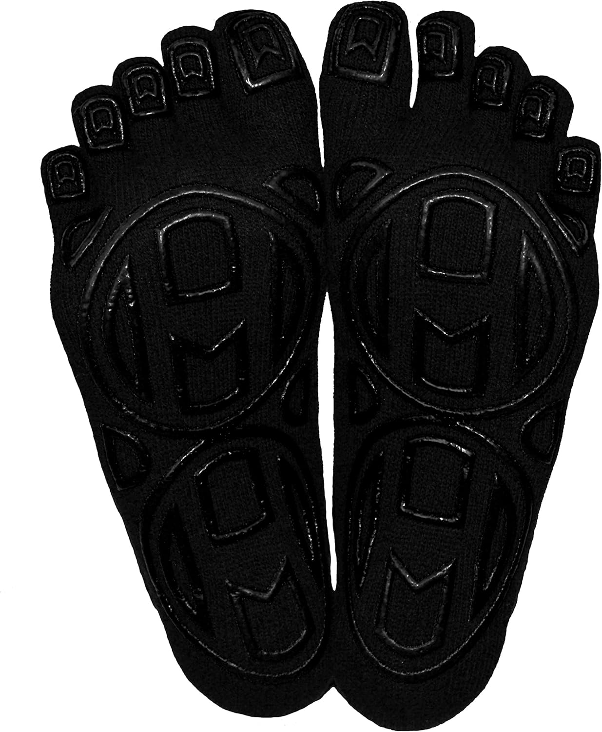 Mato & Hash 5-Toe Exercise"Barefoot Feel" Yoga Toe Socks With Full Grip: Clothing