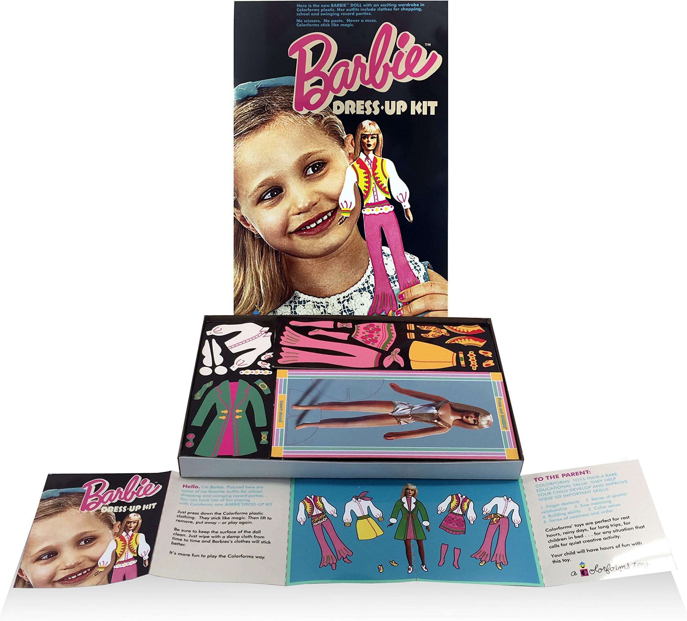Colorforms Classics Barbie Dress-Up Set