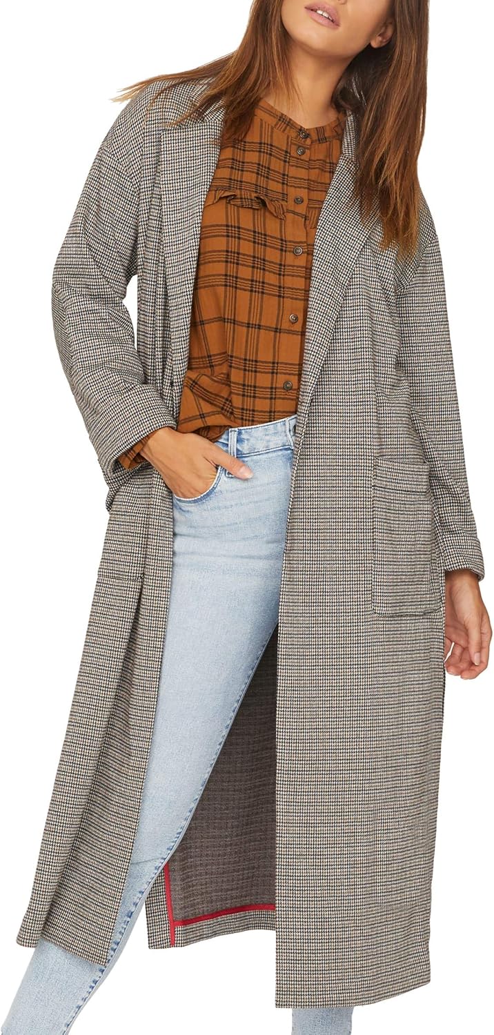 houndstooth long jacket