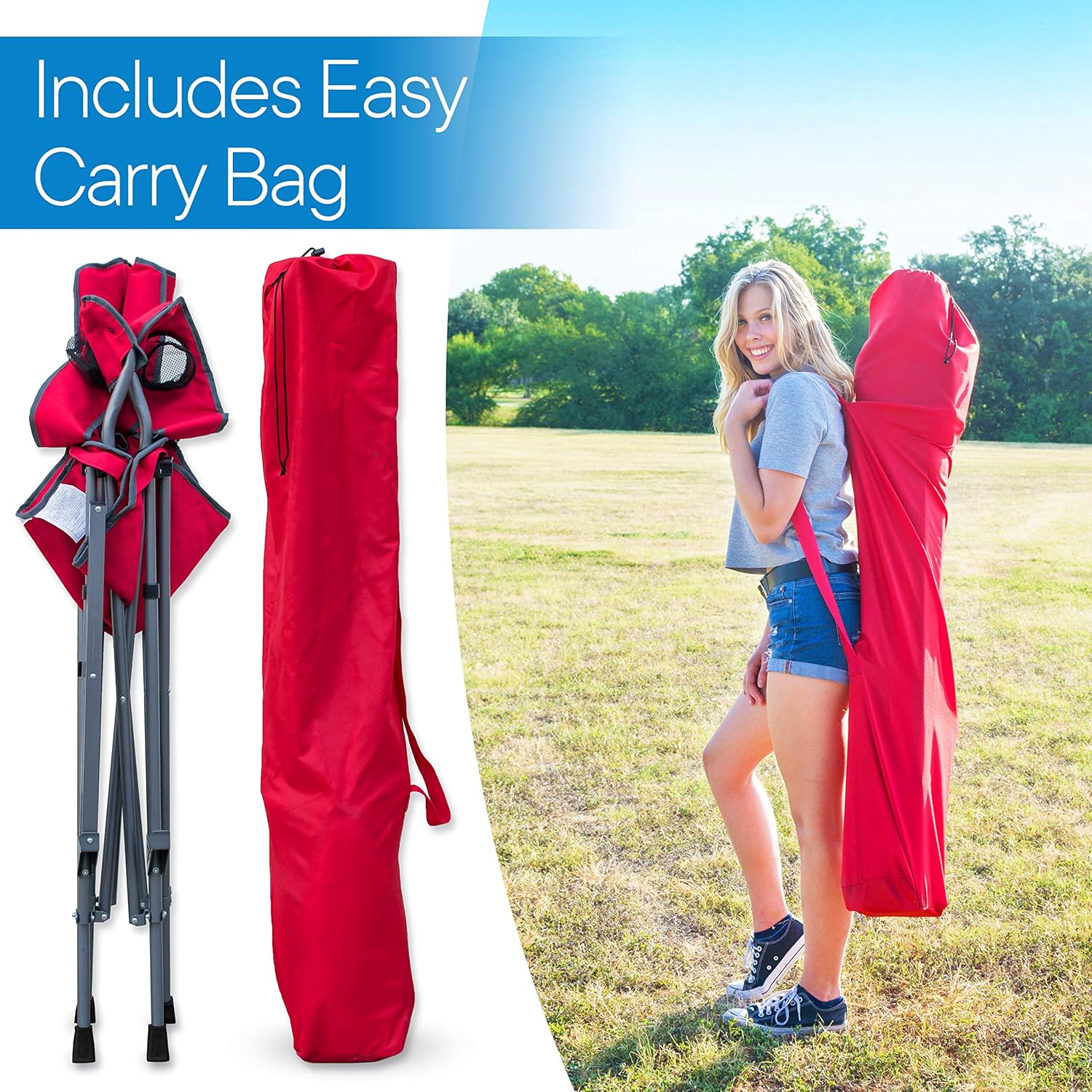 Chairs Home Patio and Sports Portable and Collapsible with Footrest and