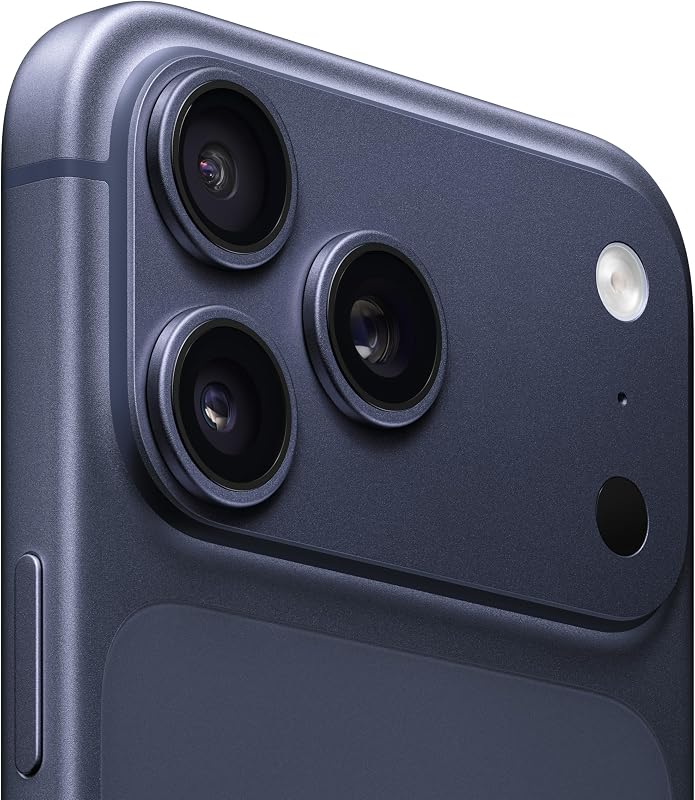 iPhone 17 Pro MAX de 256 GB: Pantalla de 6,9 Pulgadas con Promotion, Chip A19 Pro, autonomía revolucionaria, Sistema de cámaras Pro Fusion con cámara Frontal Center Stage; Azul Intenso