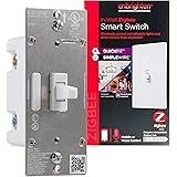 Enbrighten Zigbee Smart Light Switch with QuickFit and SimpleWire, Pairs Directly with Echo 4th Gen/Echo Show 10 (All)/Echo S