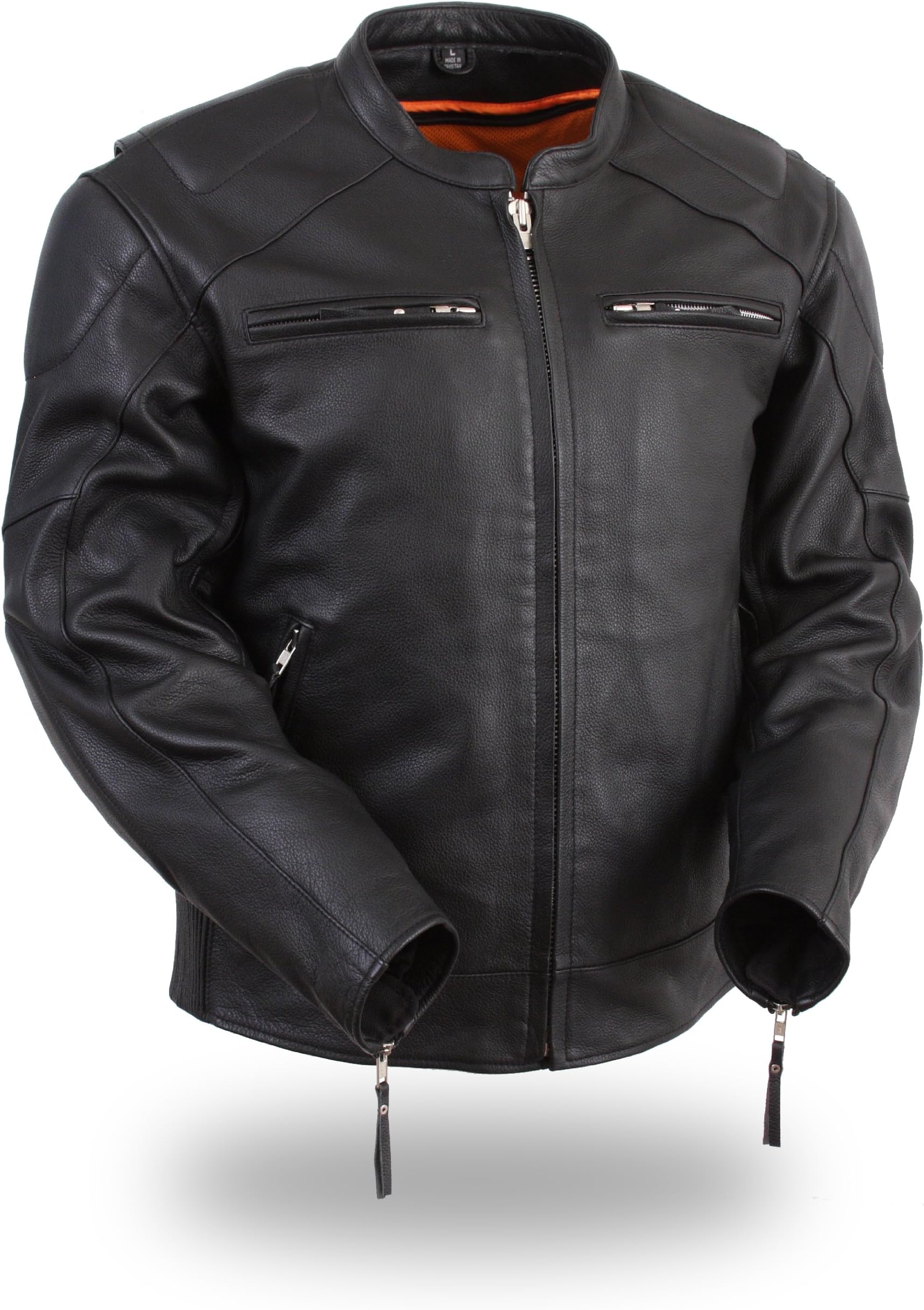 First Manufacturing Men's Vented Jacket with Side Stretch (Black, XX-Large)